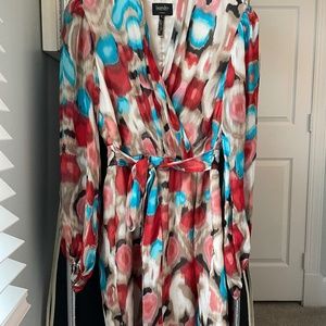 LAUNDRY Colorful Silk Dress